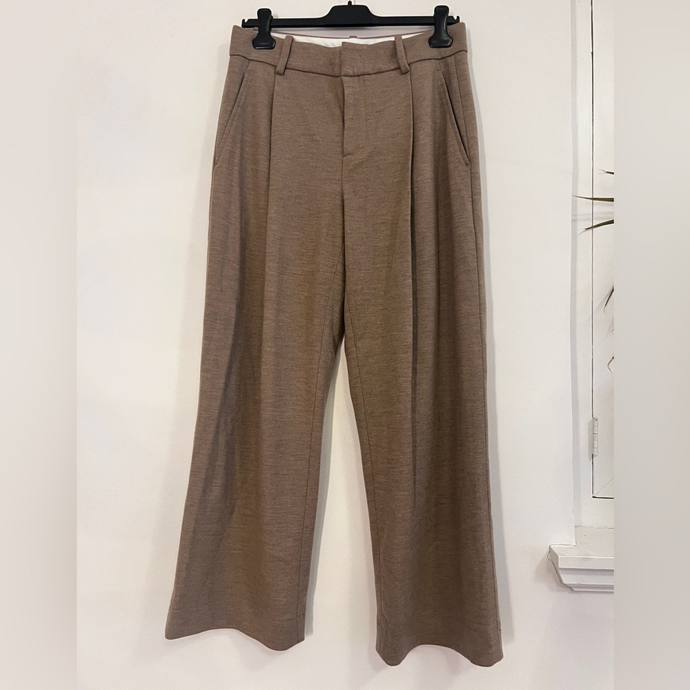 Vince Brown Wide-Leg Trousers